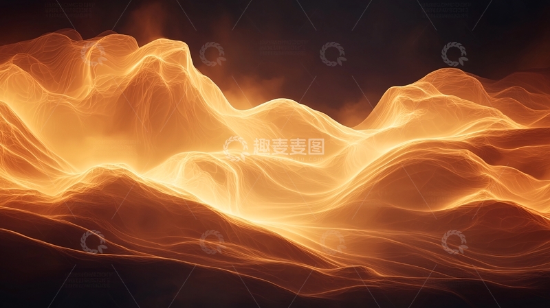 高清大图下载【趣麦麦图】火焰山峦高清图片