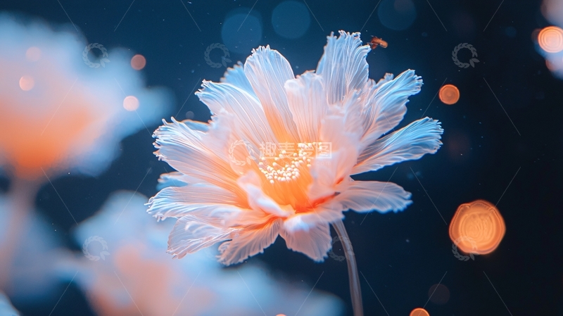 高清大图下载【趣麦麦图】梦幻海洋生物光影艺术