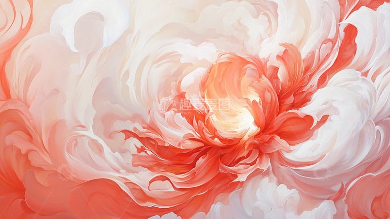 高清大图下载【趣麦麦图】抽象花卉艺术背景图