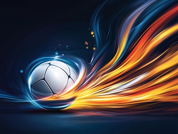 运动足球能量光效