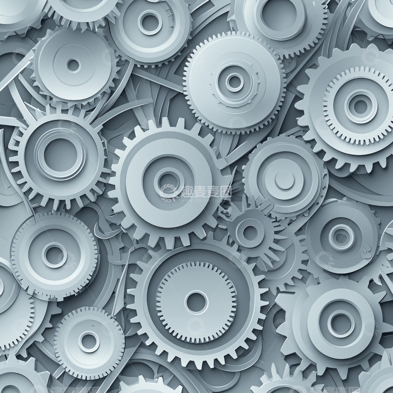 高清大图下载【趣麦麦图】机械齿轮组合背景图