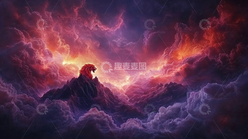 高清大图下载【趣麦麦图】星云般绚丽的宇宙景色