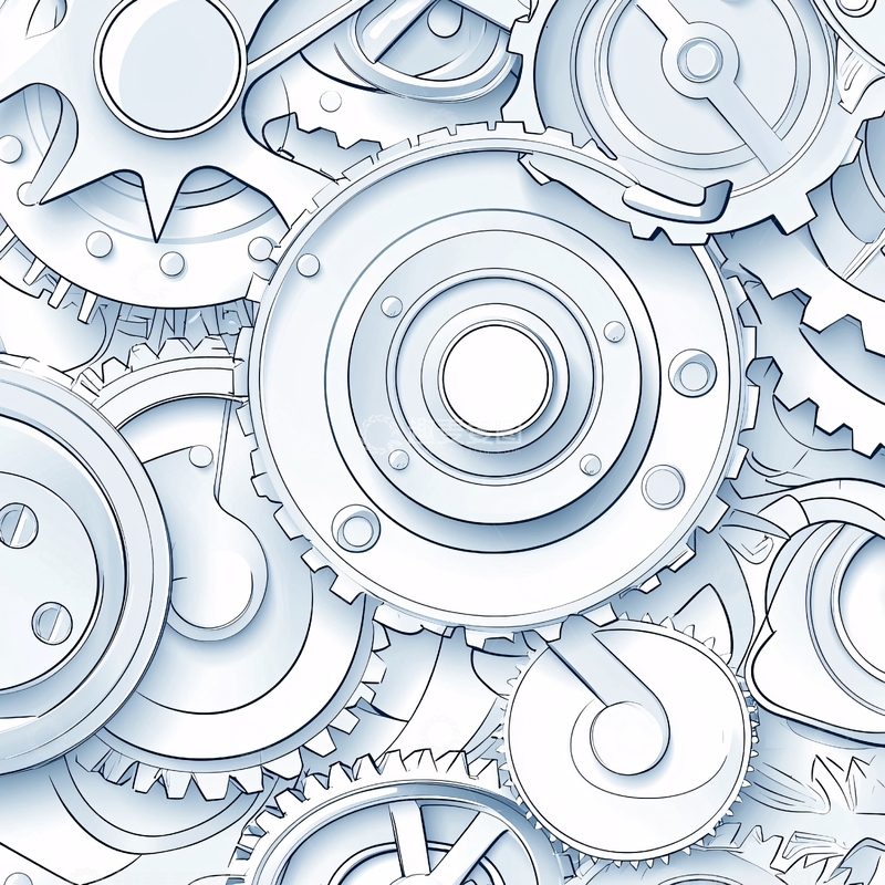 高清大图下载【趣麦麦图】机械齿轮组合背景图