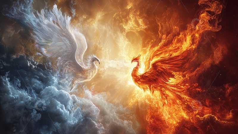 高清大图下载【趣麦麦图】冰与火之歌：凤凰对决