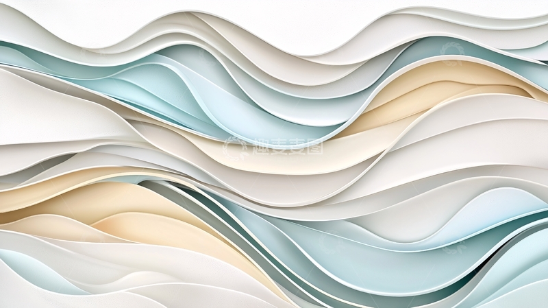 高清大图下载【趣麦麦图】抽象波浪纹理背景素材