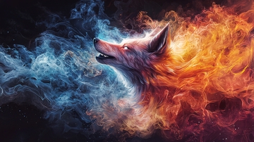 火焰与冰霜的狼