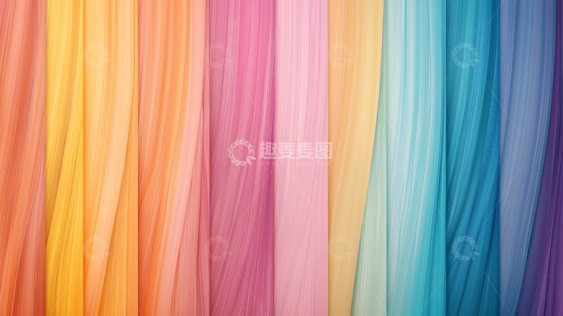 高清大图下载【趣麦麦图】彩虹渐变抽象背景