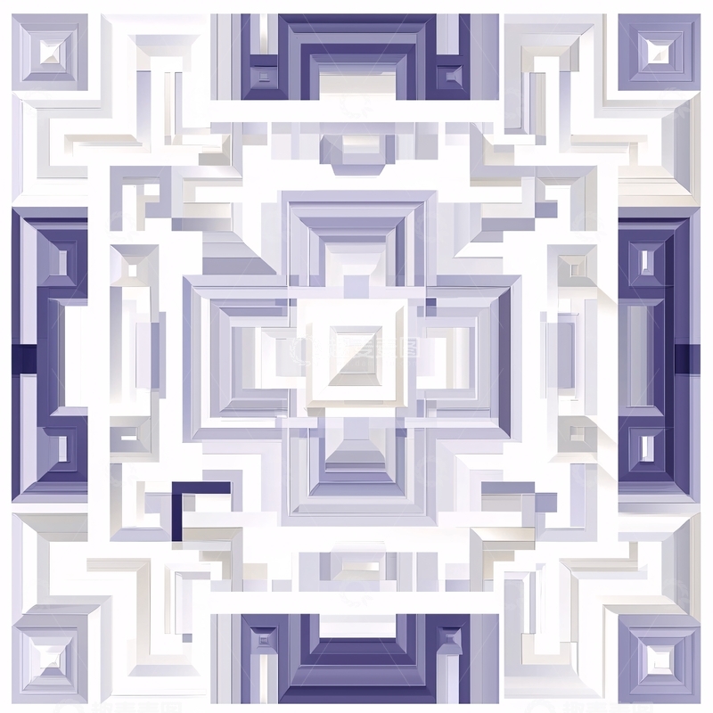 高清大图下载【趣麦麦图】立体几何图形背景素材