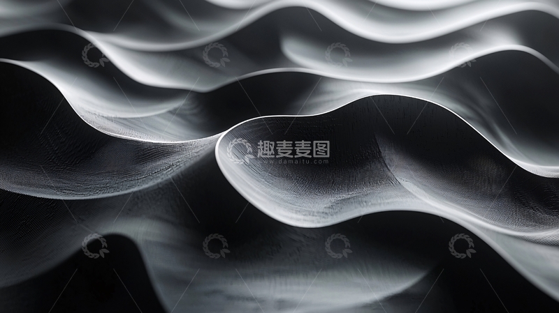 高清大图下载【趣麦麦图】波浪纹理金属背景