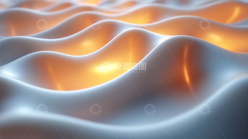 高清大图下载【趣麦麦图】流动的奶油波纹背景