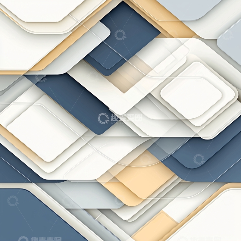 高清大图下载【趣麦麦图】抽象几何拼接背景素材