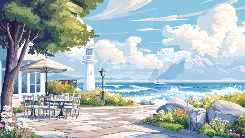 高清大图下载【趣麦麦图】海边风景高清图片