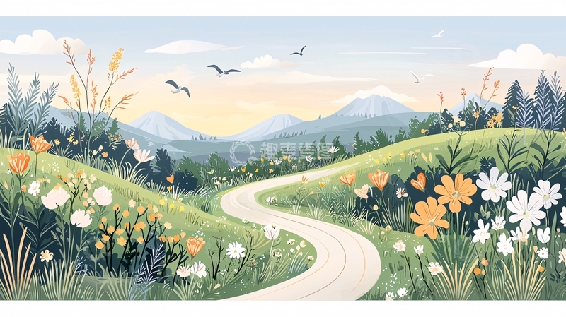 高清大图下载【趣麦麦图】清新田园风光