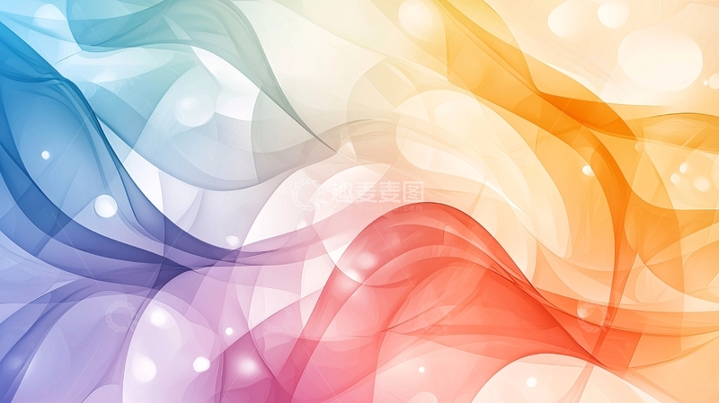 高清大图下载【趣麦麦图】抽象色彩流动背景图