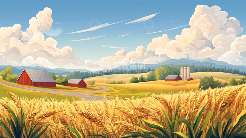 高清大图下载【趣麦麦图】田园风光高清图片