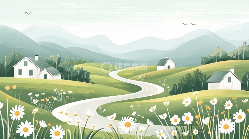 高清大图下载【趣麦麦图】田园风光高清图片