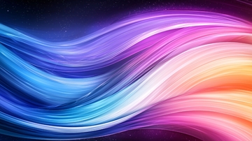梦幻色彩流动线条背景