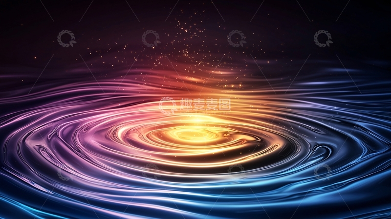 高清大图下载【趣麦麦图】宇宙漩涡星空背景