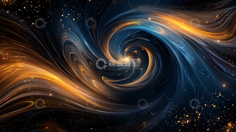 高清大图下载【趣麦麦图】宇宙漩涡星空背景