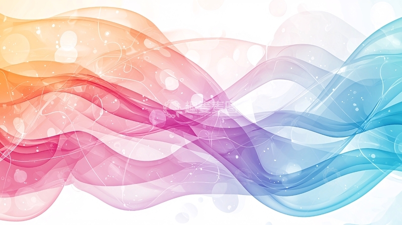 高清大图下载【趣麦麦图】色彩流动抽象背景素材