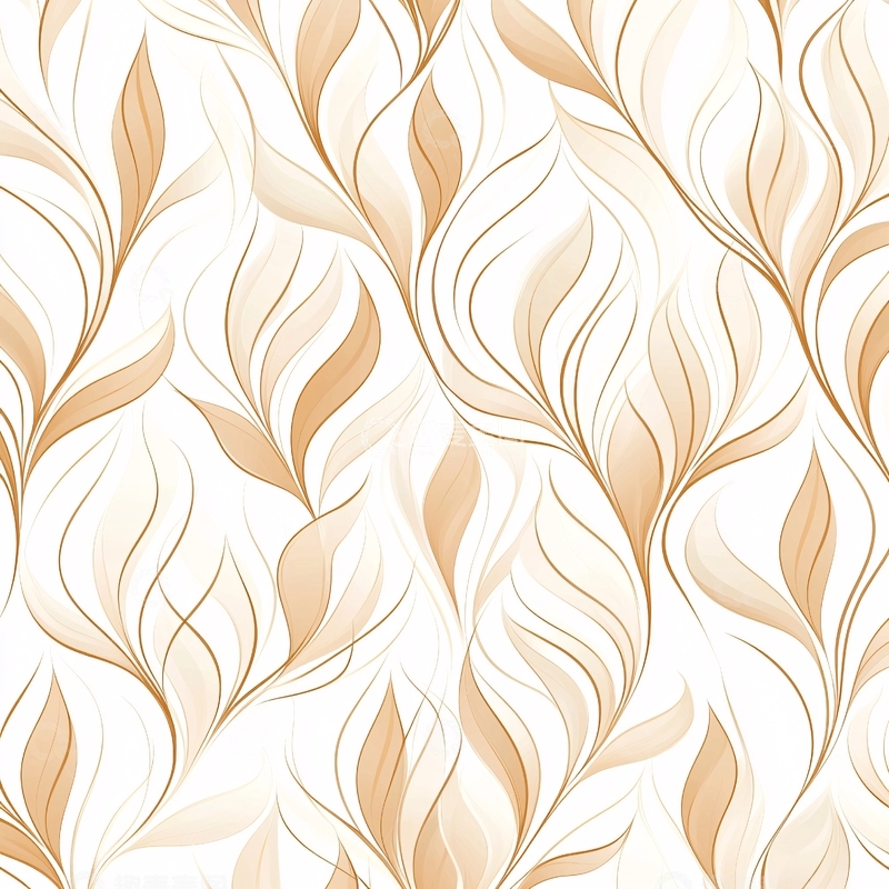 高清大图下载【趣麦麦图】抽象花卉图案背景素材