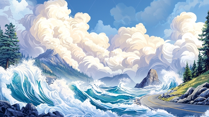 高清大图下载【趣麦麦图】壮丽海景高清图片