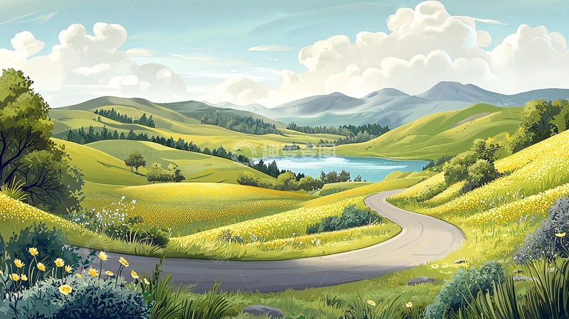 高清大图下载【趣麦麦图】田园风光高清图片