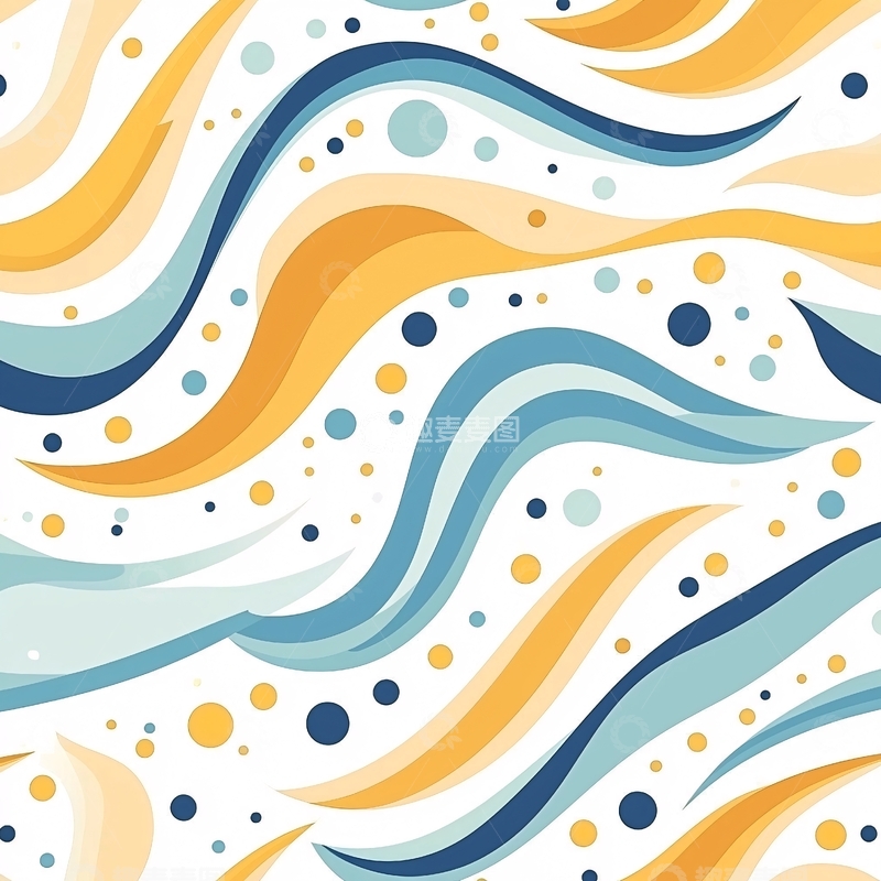 高清大图下载【趣麦麦图】抽象波浪线条背景图案