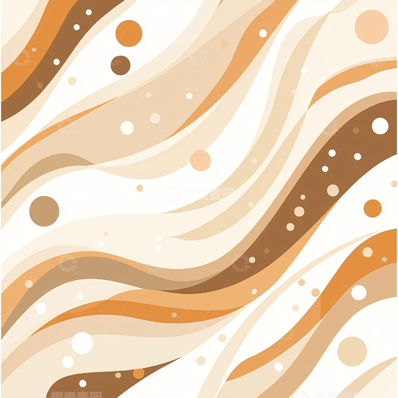 高清大图下载【趣麦麦图】抽象波浪线条背景图案