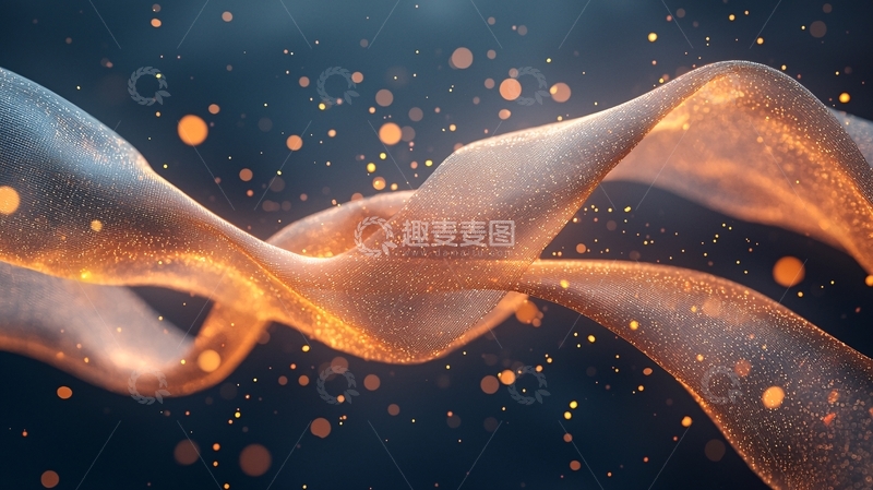 流动丝绸光泽背景