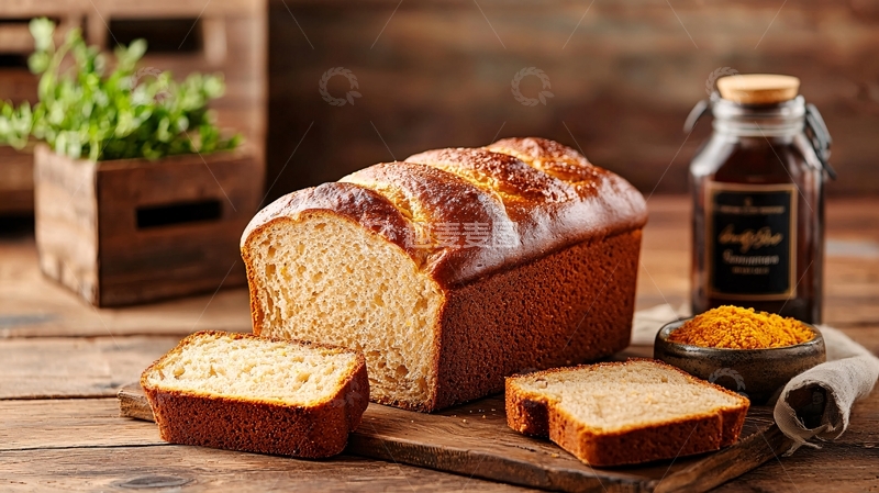 高清大图下载【趣麦麦图】美味吐司面包特写