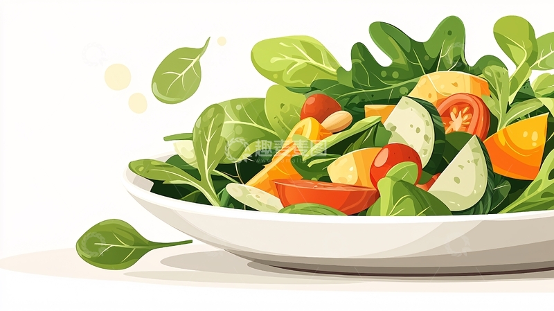 高清大图下载【趣麦麦图】健康沙拉高清图片