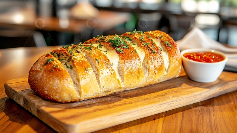 高清大图下载【趣麦麦图】诱人蒜香面包