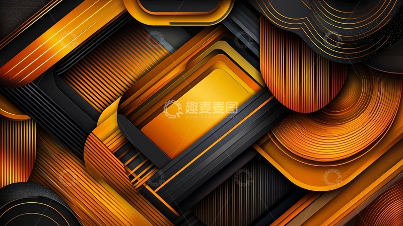 高清大图下载【趣麦麦图】抽象几何图案