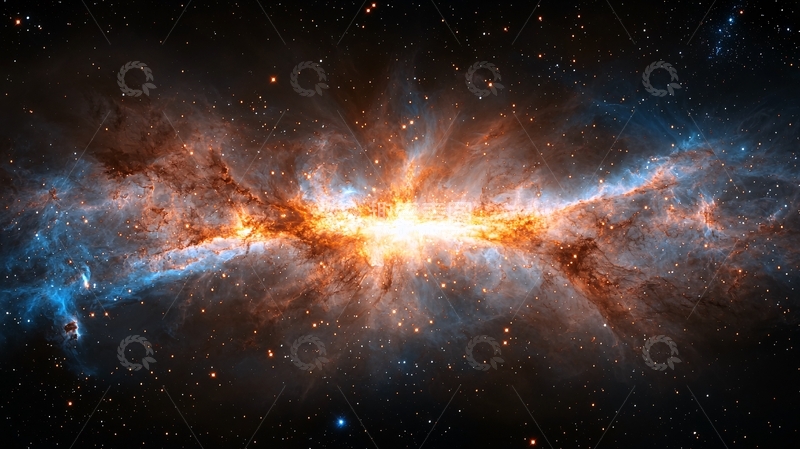 高清大图下载【趣麦麦图】绚丽星云宇宙背景