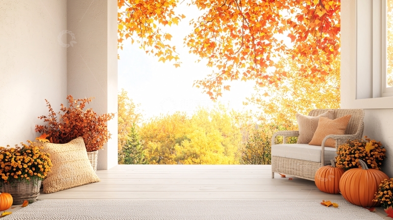 高清大图下载【趣麦麦图】秋日暖阳下的静谧角落