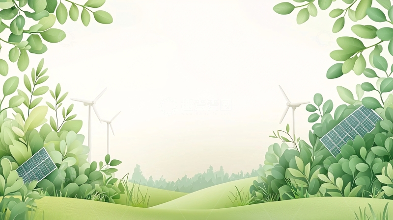 高清大图下载【趣麦麦图】绿意盎然的田园风光