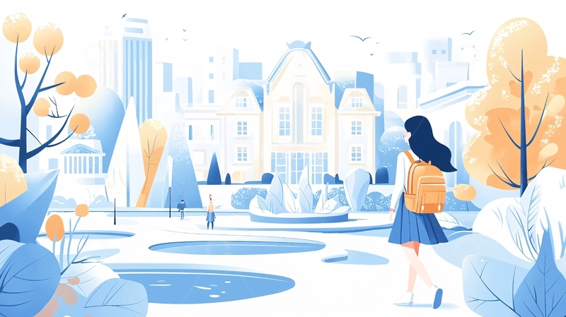 高清大图下载【趣麦麦图】女孩背影高清图片