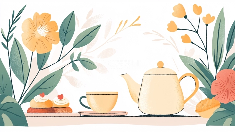 高清大图下载【趣麦麦图】下午茶高清图片