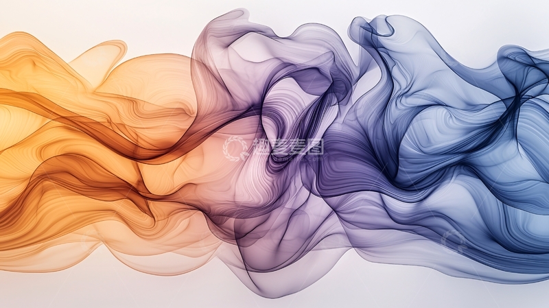 高清大图下载【趣麦麦图】抽象流动色彩渐变背景