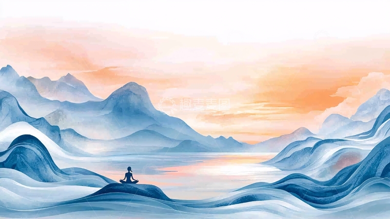 高清大图下载【趣麦麦图】水墨山水唯美意境