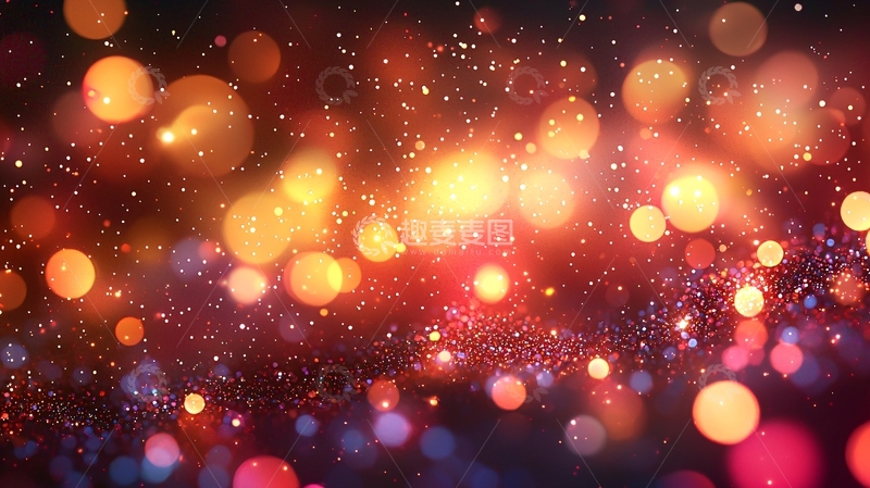 高清大图下载【趣麦麦图】梦幻光斑背景素材