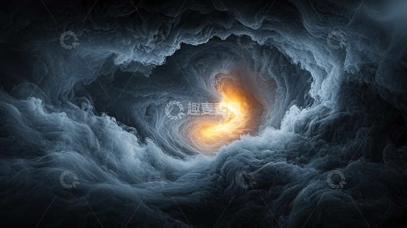 高清大图下载【趣麦麦图】神秘漩涡中的光芒