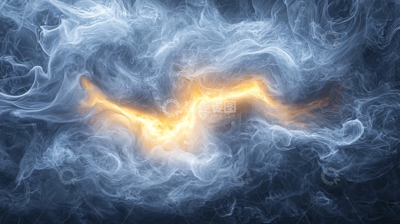 高清大图下载【趣麦麦图】烟雾中的光芒