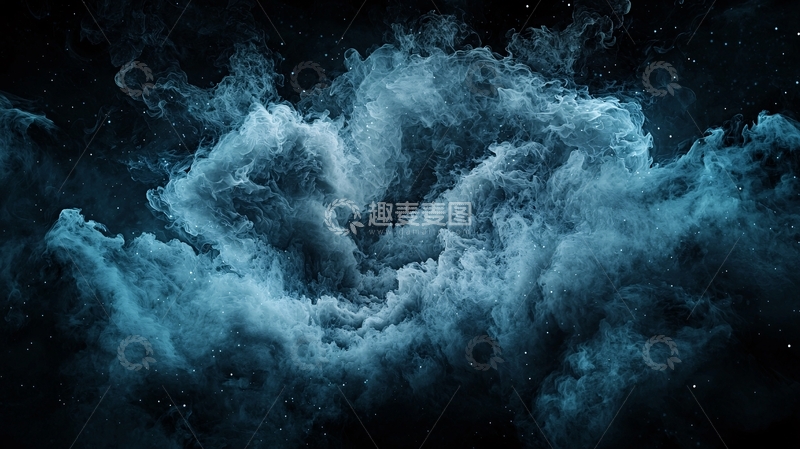 高清大图下载【趣麦麦图】宇宙星云动态效果背景图
