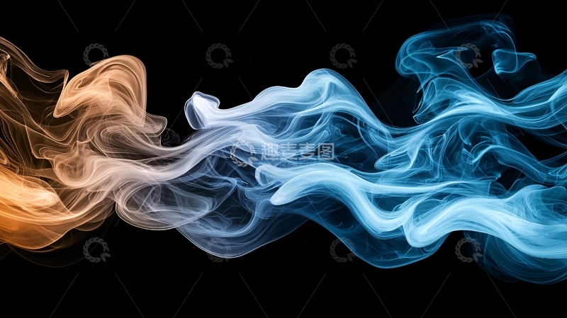高清大图下载【趣麦麦图】抽象烟雾流动艺术背景