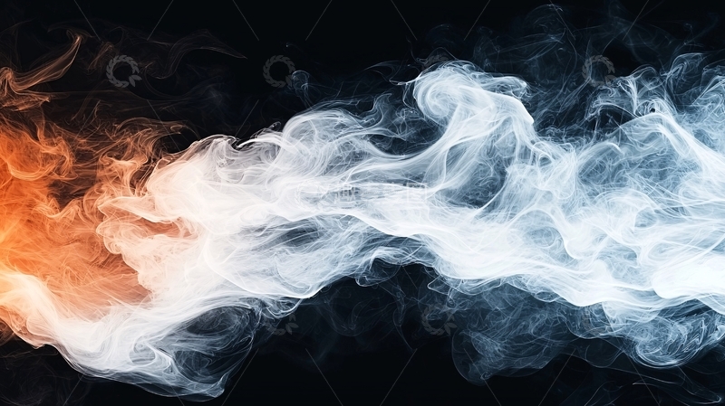 高清大图下载【趣麦麦图】火焰与烟雾交织的艺术效果