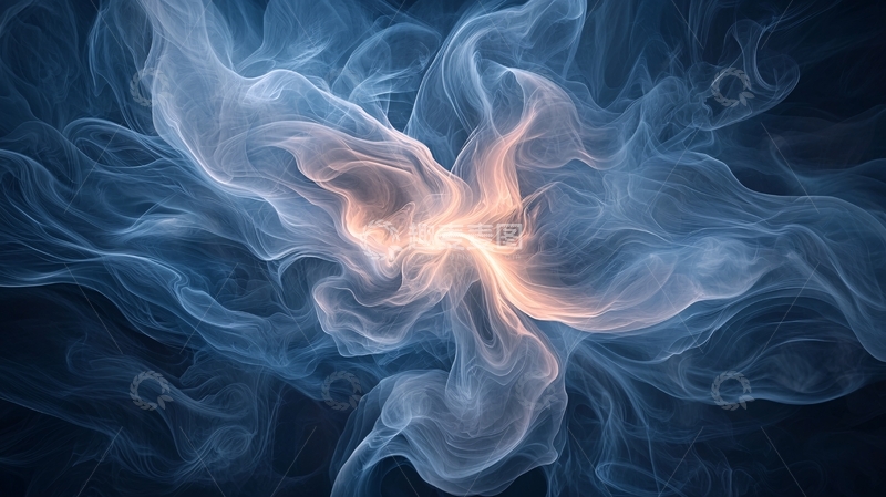 高清大图下载【趣麦麦图】抽象烟雾流动艺术背景