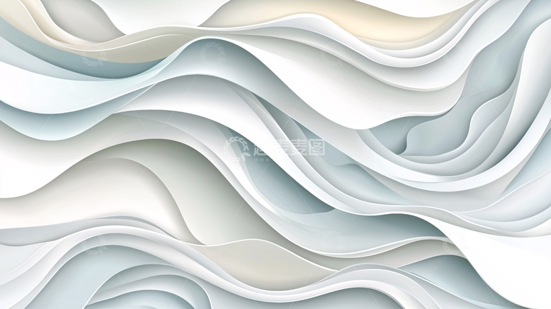 高清大图下载【趣麦麦图】抽象波浪线条背景素材