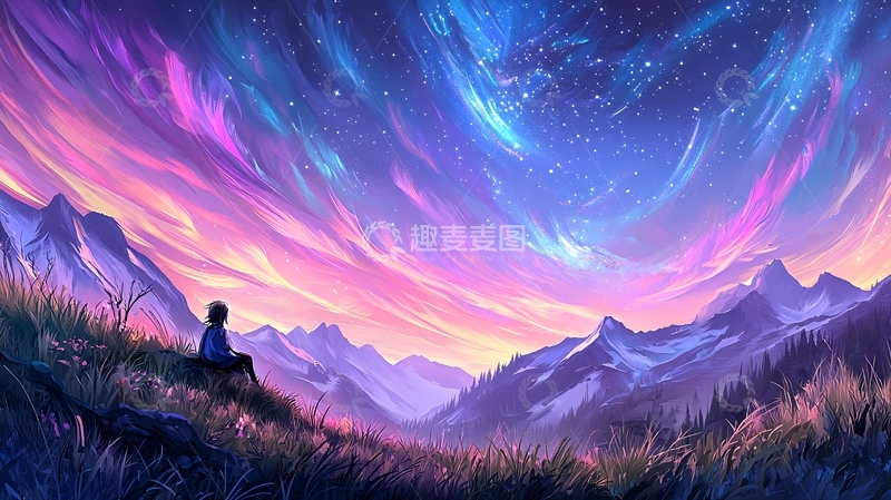 高清大图下载【趣麦麦图】孤独的背影高清图片